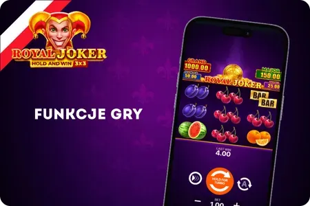 Funkcje gry w automacie Royal Joker